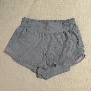 Light Gray/Blue Lululemon Shorts